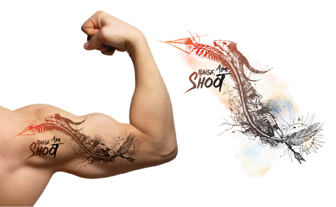 do back body tattoo design unique modern