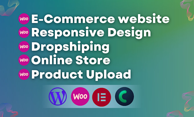 create responsive wordpress ecommerce website using woocommerce
