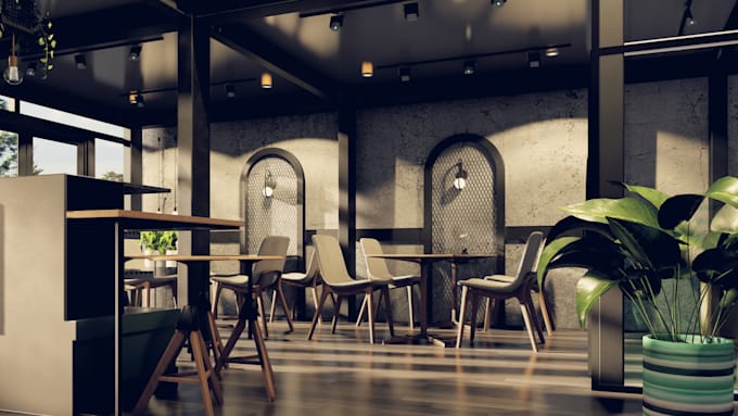 create modern and stunning restaurant interior design