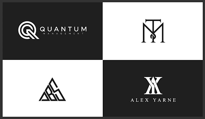 do design unique and initials minimal business logo