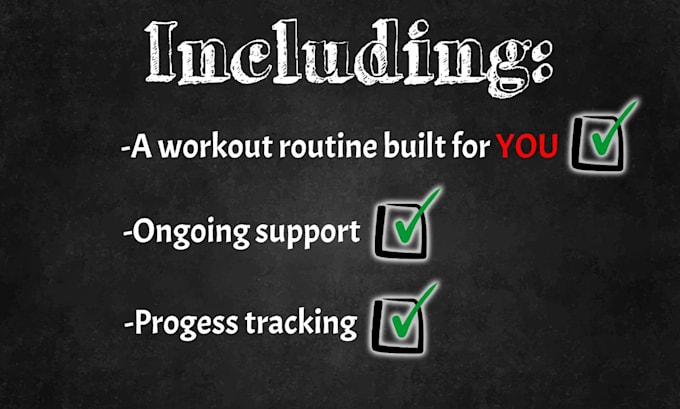 Create a personalized workout routine for you by Harrisonb__ | Fiverr