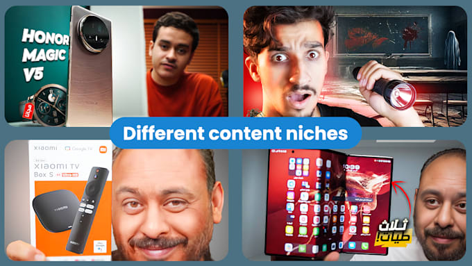 design a viral youtube thumbnail with photo manipulation