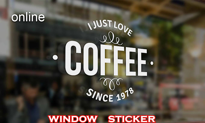 design any shopfront vinyl decal graphic design window sticker design