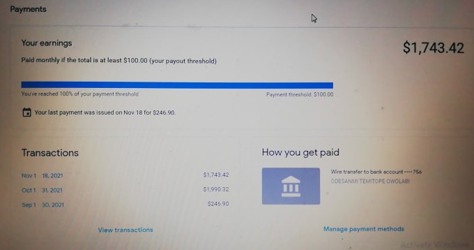 provide earning with high CPC and low CTR
