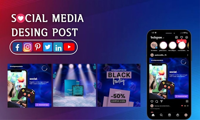 design eyecatching posts for your social networks