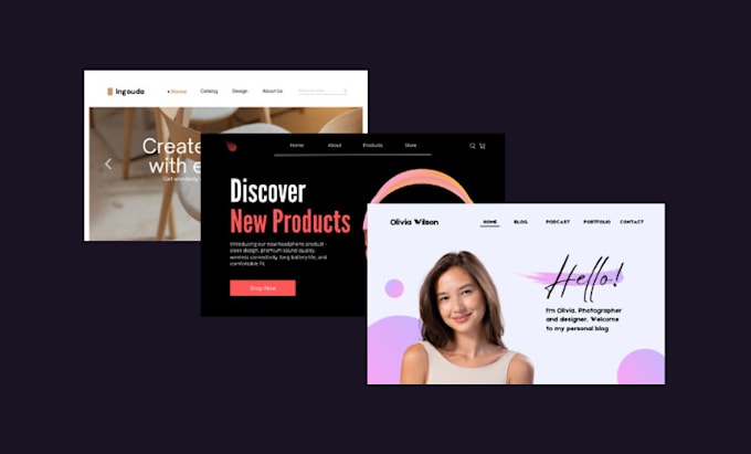 do custom website development as full stack developer