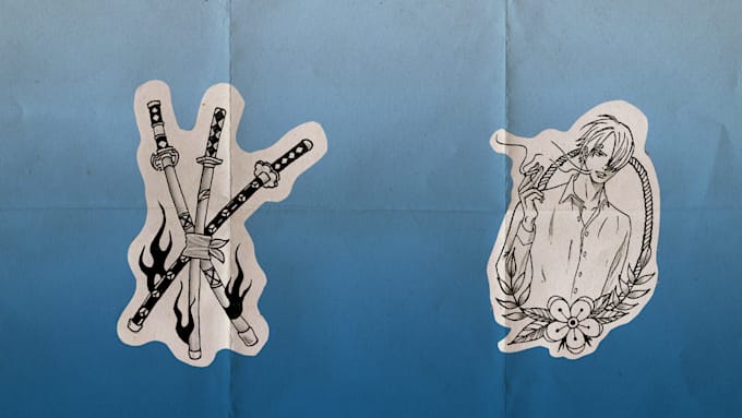 design custom anime tattoo as you want fast