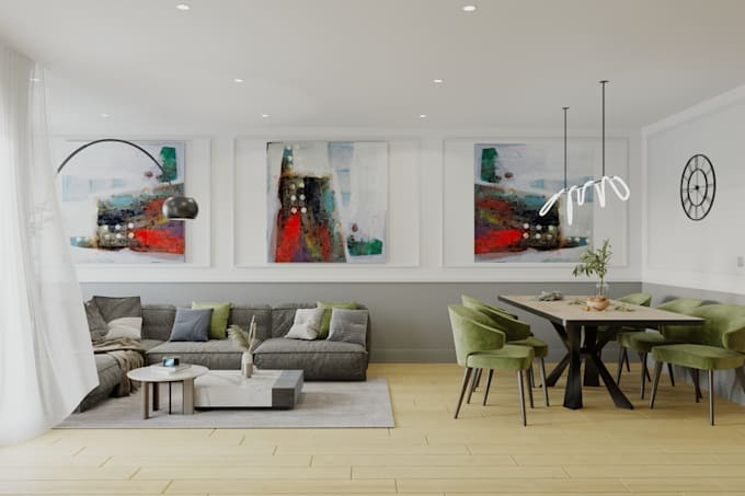 Help you design and visualize your interior by Joka_design | Fiverr