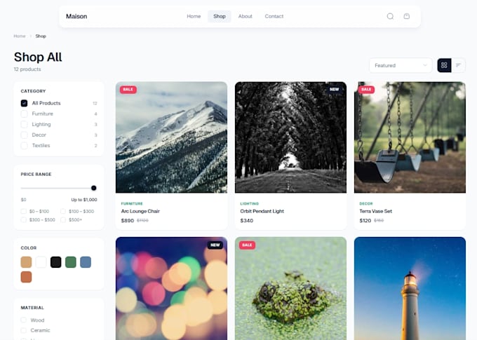 develop an ecommerce with wordpress