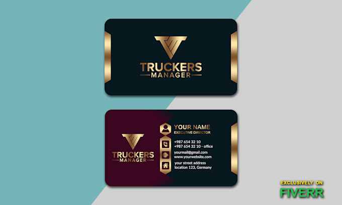 do premium and unique business card design with qr code