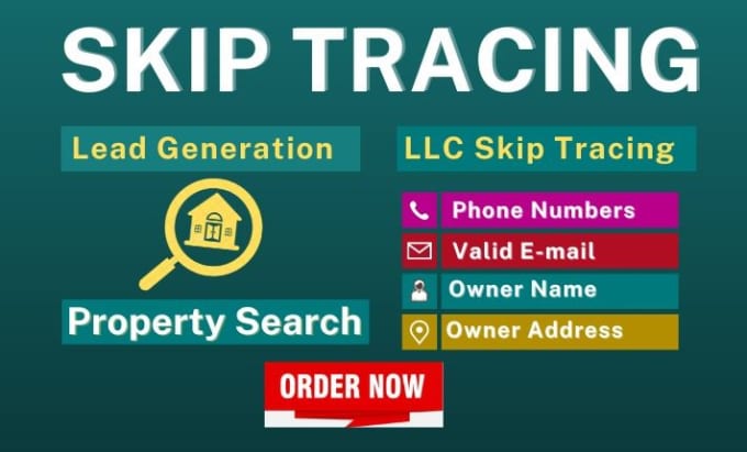 do real estate skip tracing and llc skip tracing in bulk