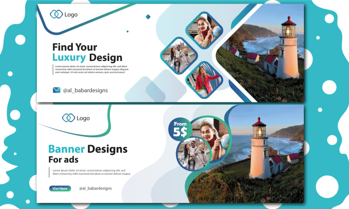 Design stunning banners for any type of marketing or the usual by Al