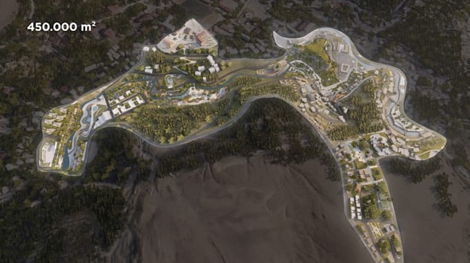 do render 2d 3d master plan, site plan, landscape animation