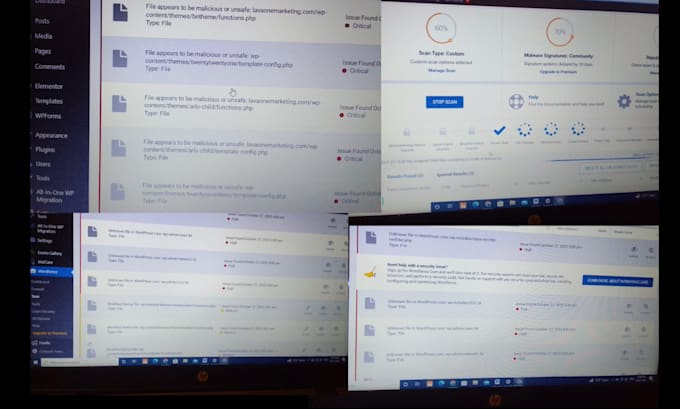 do wordpress malware removal, cleaning and fixing hacked website