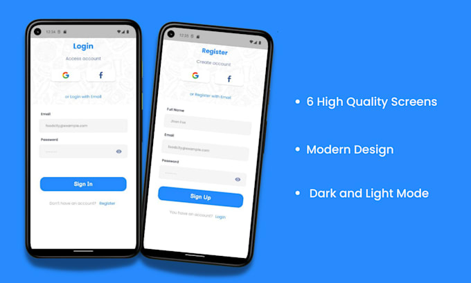 convert your figma design to flutter mobile app for android and ios