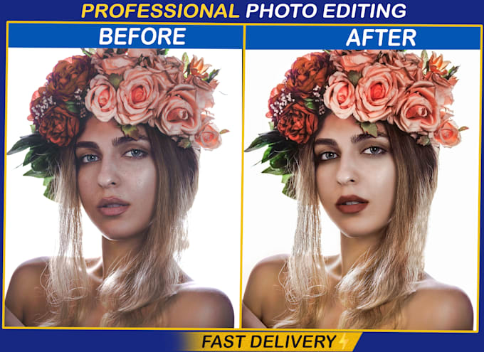 do model retouching and high end skin retouch in photoshop