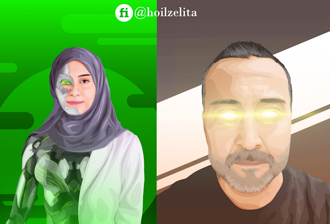 draw portrait illustration from photo