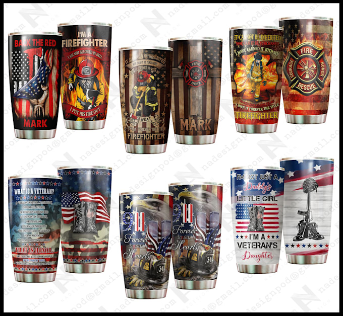 design tumbler, water bottle, mug, pint glass