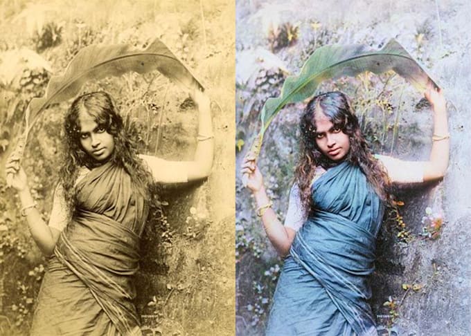 realistically colorize your black and white photo