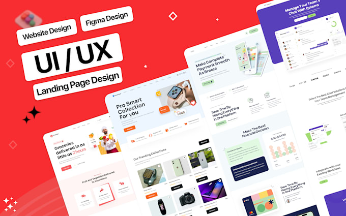 do figma landing page, saas landing page, figma design or website uiux