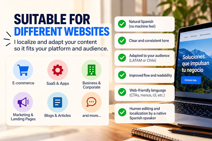 localize and humanize your website in spanish