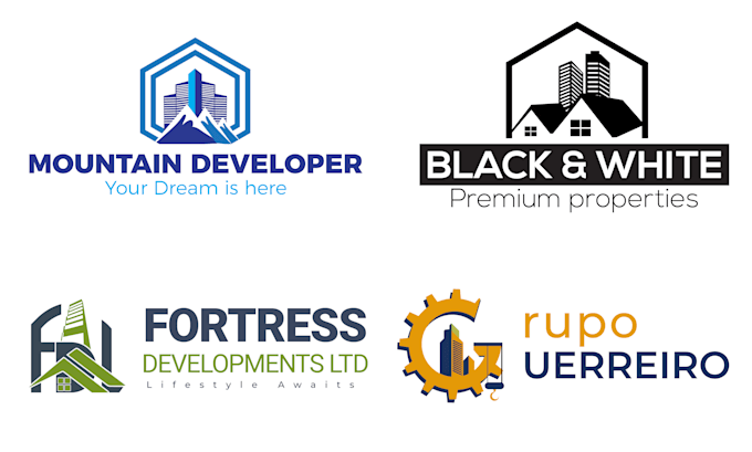 create special corporate residential commercial company property branding logo