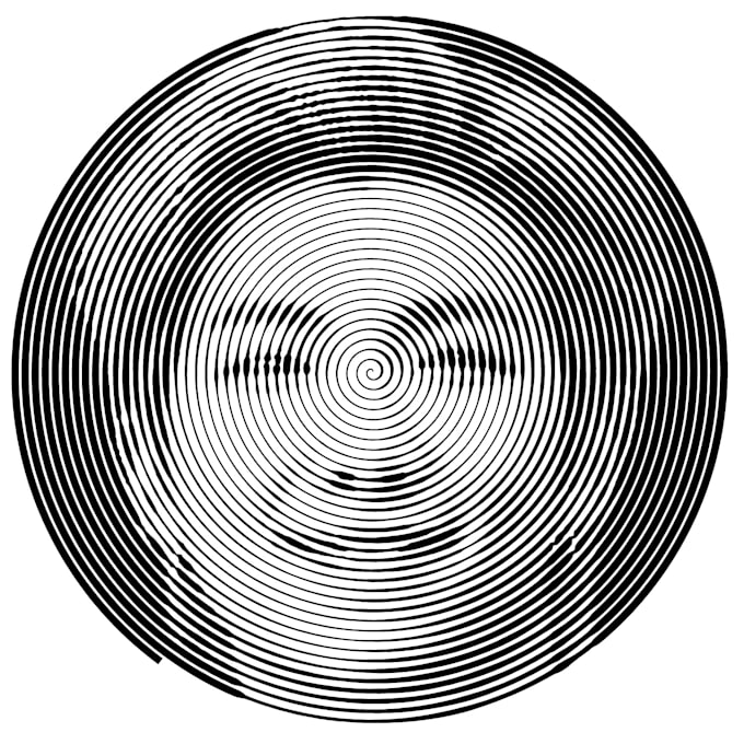 Create a spiral vector line art from image by Waroenglocal Fiverr
