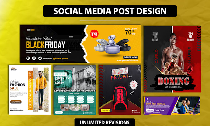 be your social media designer for daily post