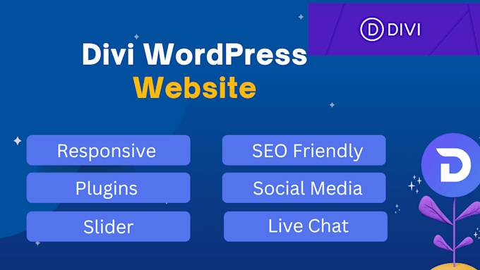 design divi wordpress website with divi theme and fix errors