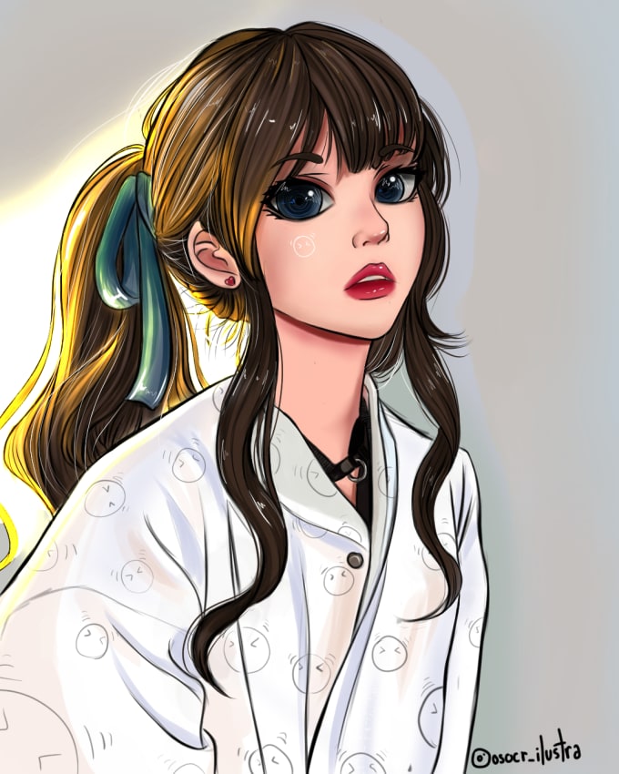 Draw any character in anime style semirealistic by Osocr_ilustra | Fiverr