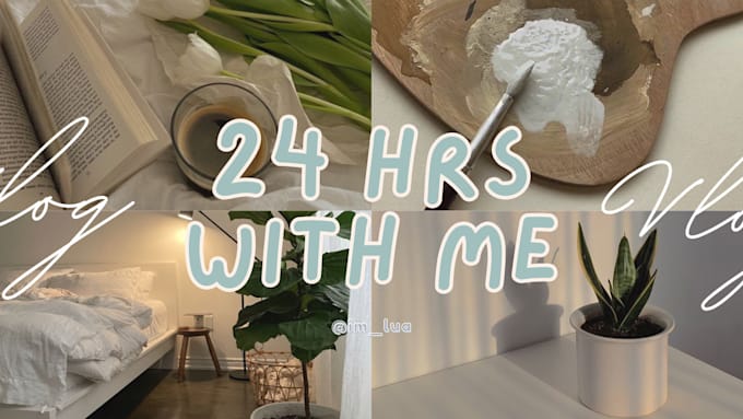 do a aesthetic or any rush youtube vlog thumbnail for you