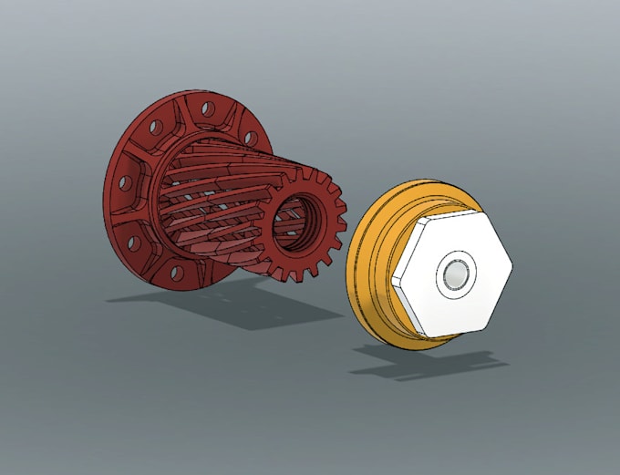 Create a 3d model stl file for printing according to your drawings and ...