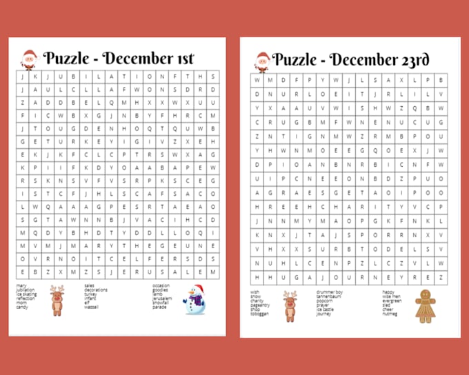 Create niche based word search puzzles for kdp amazon by Kellylynn444