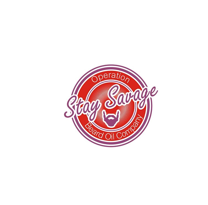 design awesome modern unique beard company logo
