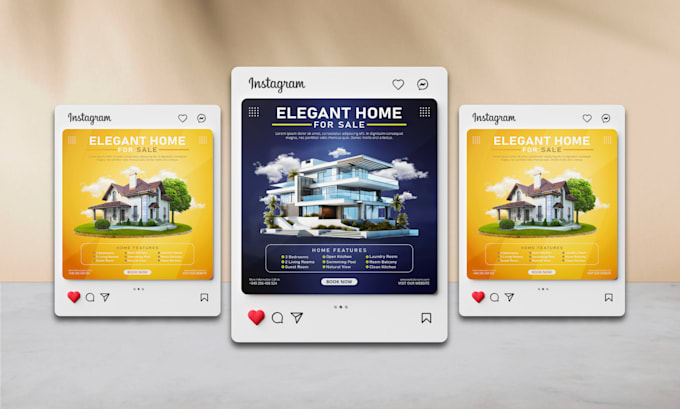 do creative social media design, instagram post, banner ads
