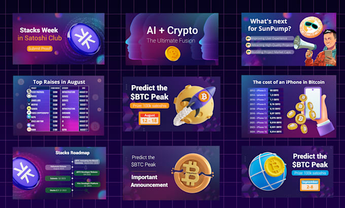 design crypto blockchain web3 infographic visual banner image post