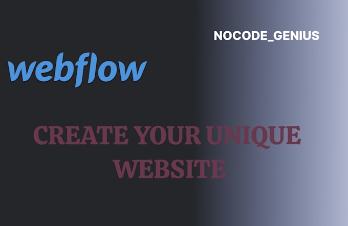Build webflow website from figma or xd and add custom code by Nocode ...