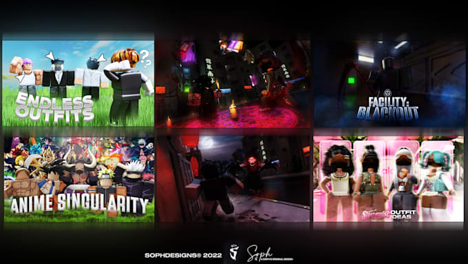 design an thumbnail for your roblox game