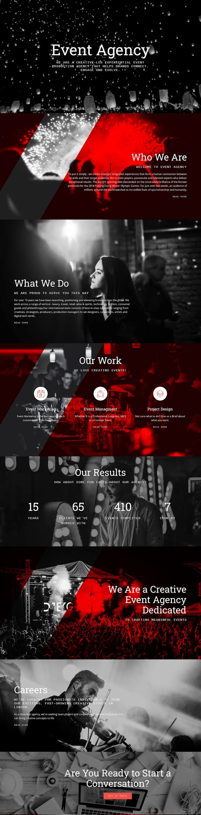 create a unique web design for your website