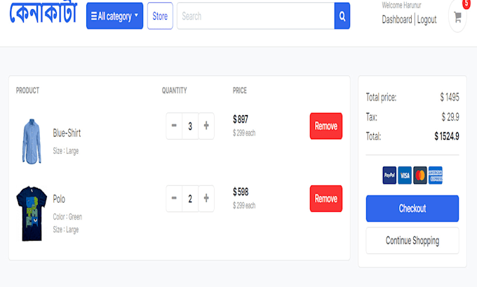 Develop and design django web application with python by Tusharcse | Fiverr