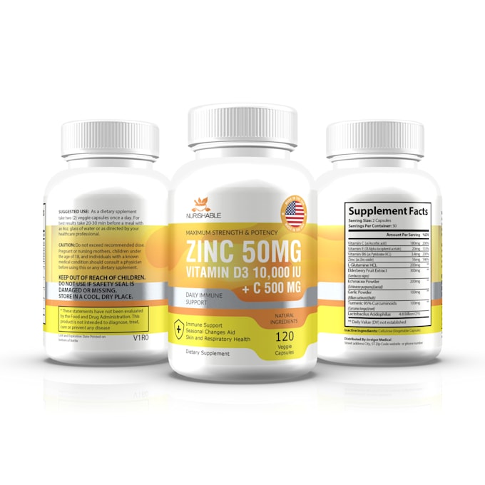 do amazon product label design and supplement label