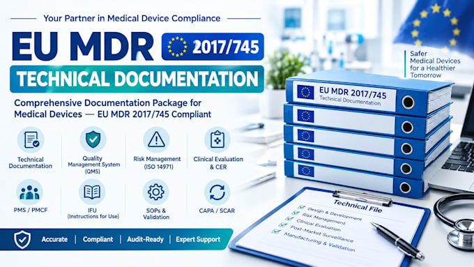 develop eu mdr and iso 13485 documentation