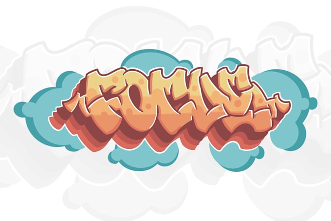make custom type font throwup style lettering for you