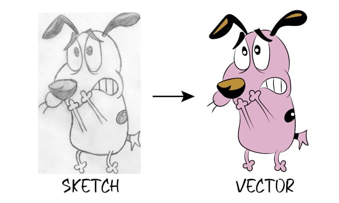 create a vector from any image or sketch