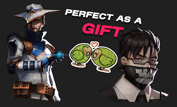 draw the art of you as agent in valorant style