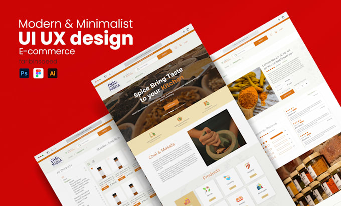 design shopify UI UX for ecommerce store or redesign