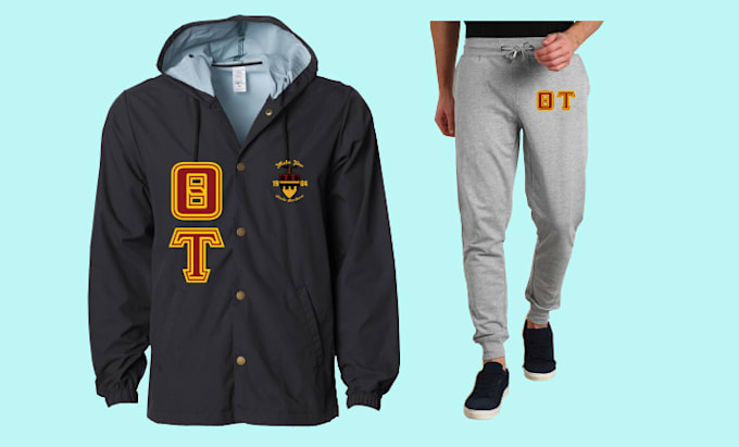 do bulk typography logo hoodie, pants, and shirt design