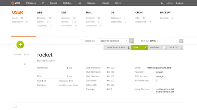 install a panel in your linux ubuntu server
