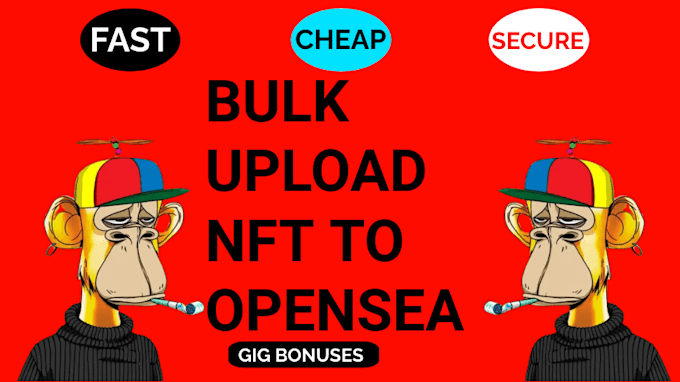bulk upload nfts to opensea
