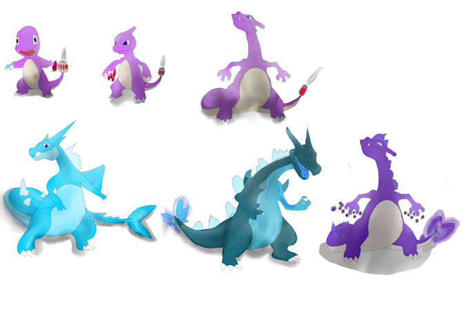 design custom pokémon, fakemon, regional forms or convergent species